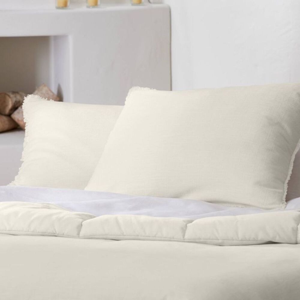 Open Box - Heavyweight Linen Blend Comforter Sham - Picture 2 of 4
